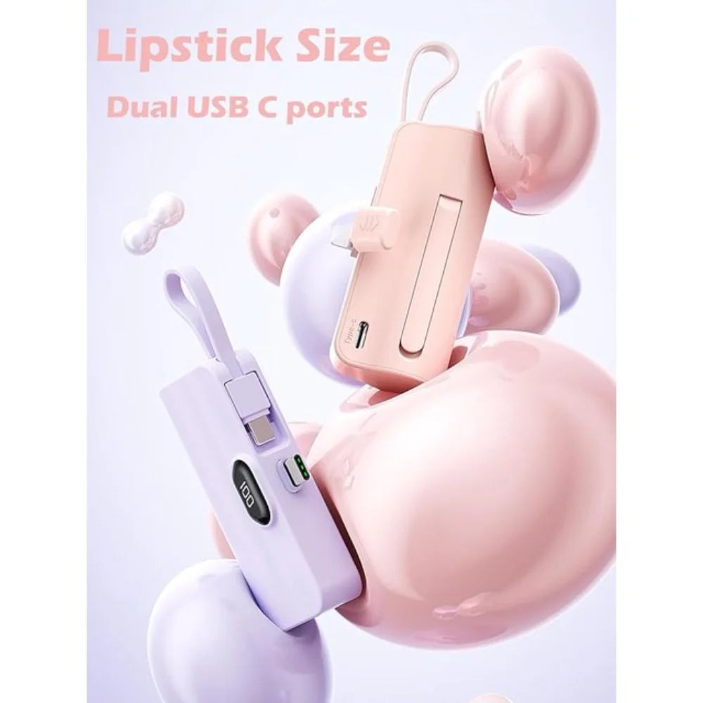 Pink Portable Charger