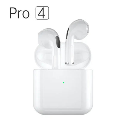 Pro 4 TWS Wireless Headphones Earphone Bluetooth-Compatible 5.0 Waterproof Headset with Mic for Xiaomi Iphone Pro4 Earbuds