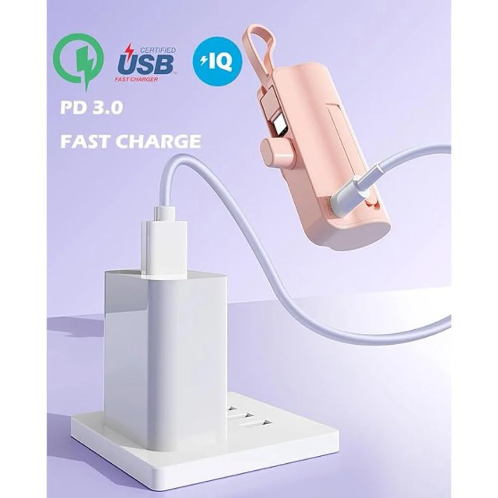 Pink Portable Charger