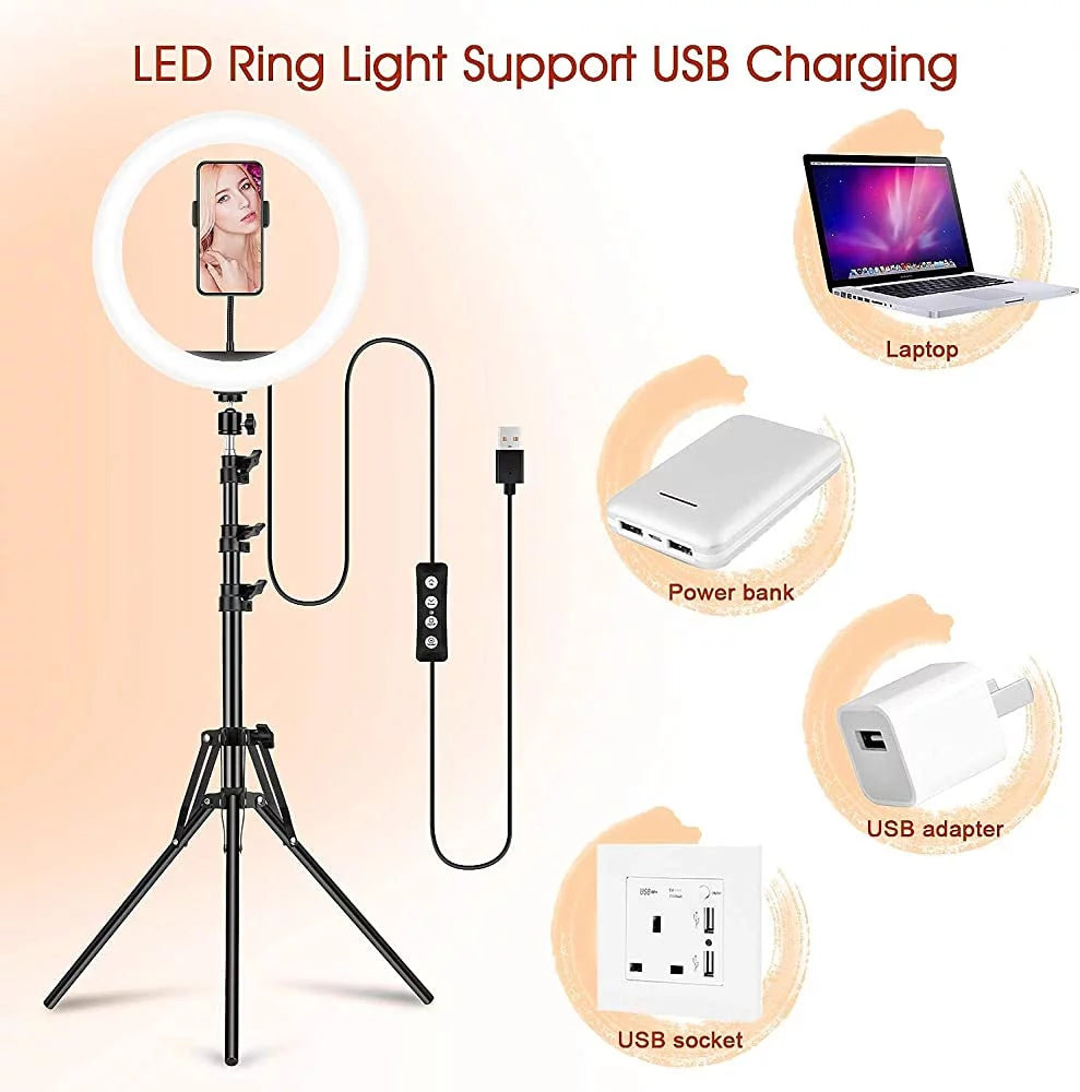 Dimmable Ring Light for Makeup