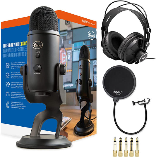 Yeti USB Microphone Bundle