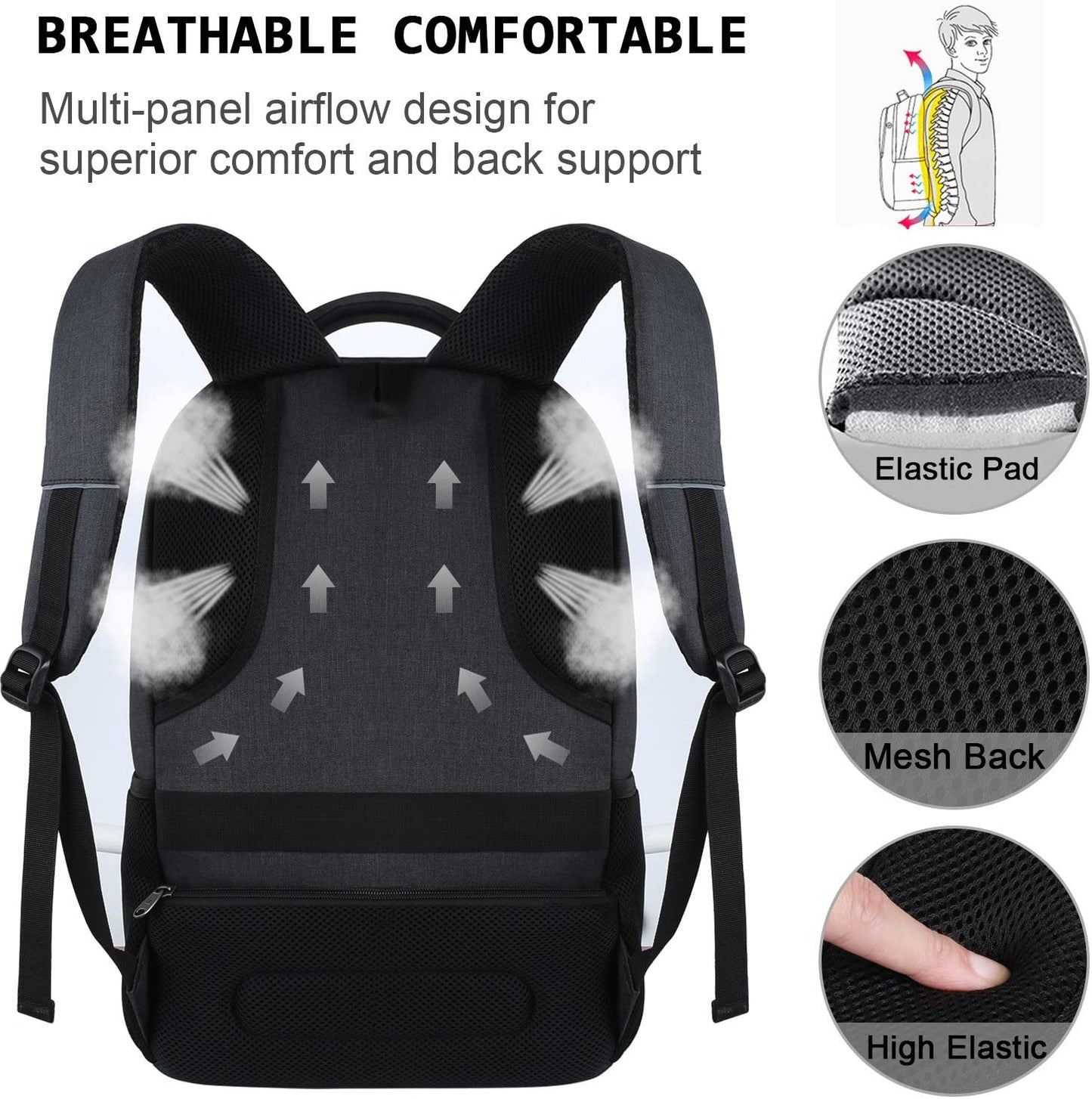 Anti Theft Laptop Backpack