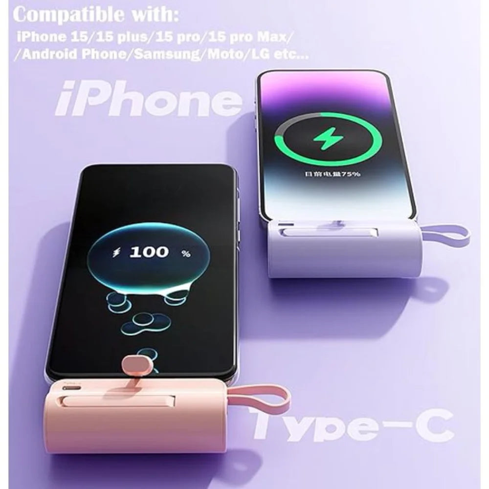 Pink Portable Charger